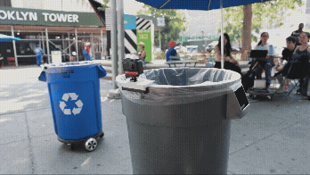 Mobile Hoverboard Robot Base in action